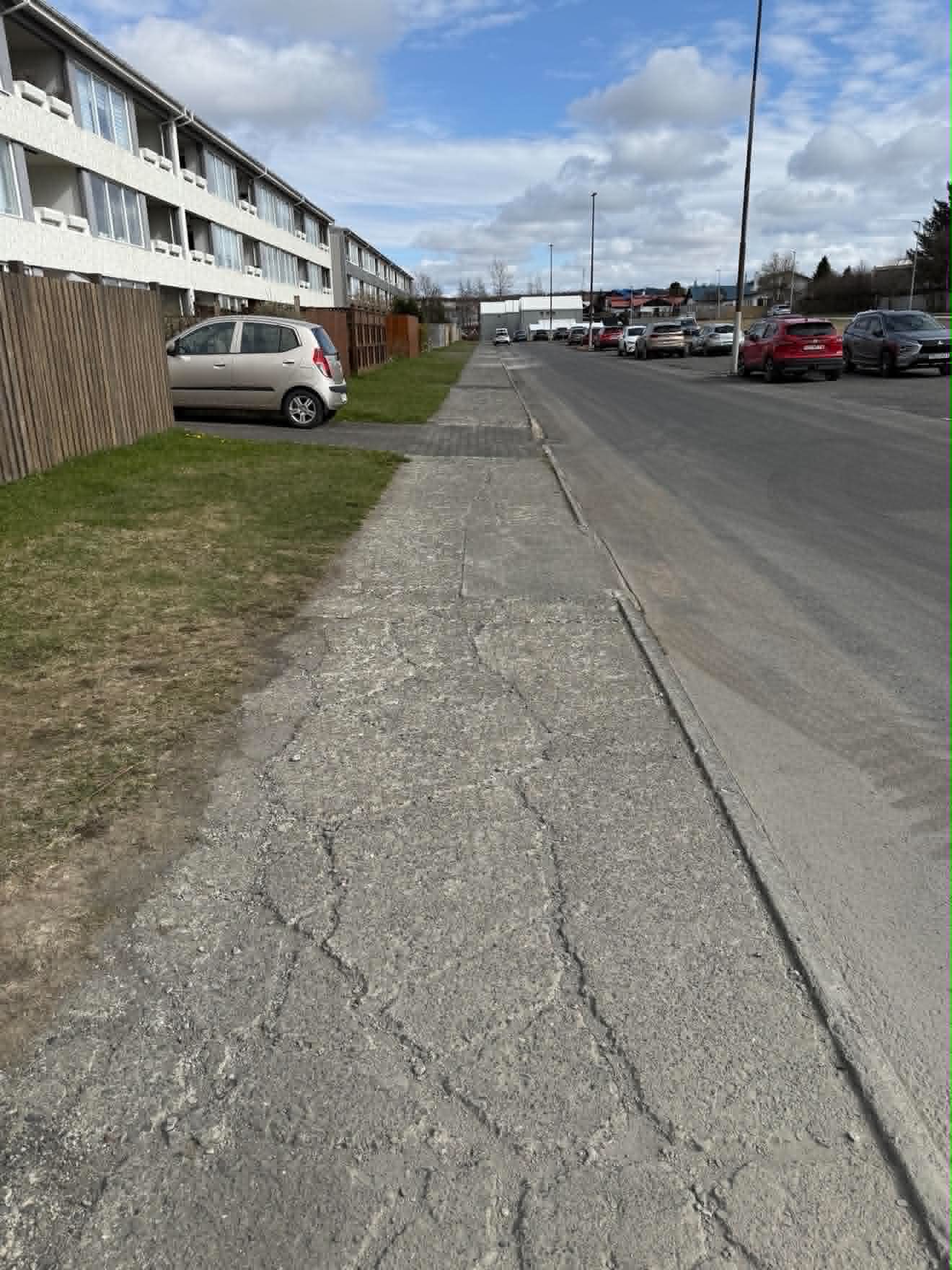 Gangstétt við Stíflusel